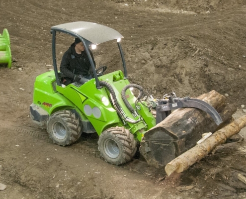 Holzgreifer für Palettengabel