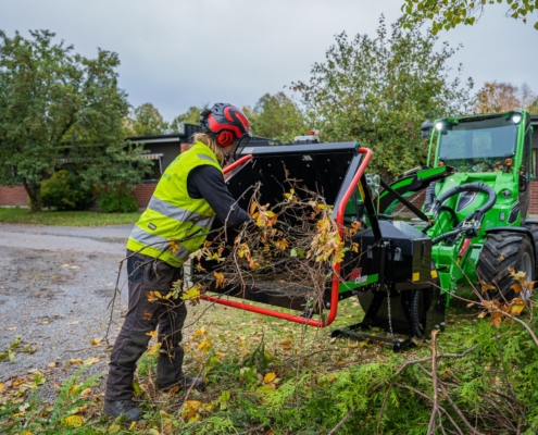 Avant Holzhäcksler Anbaugerät Hoflader Radlader