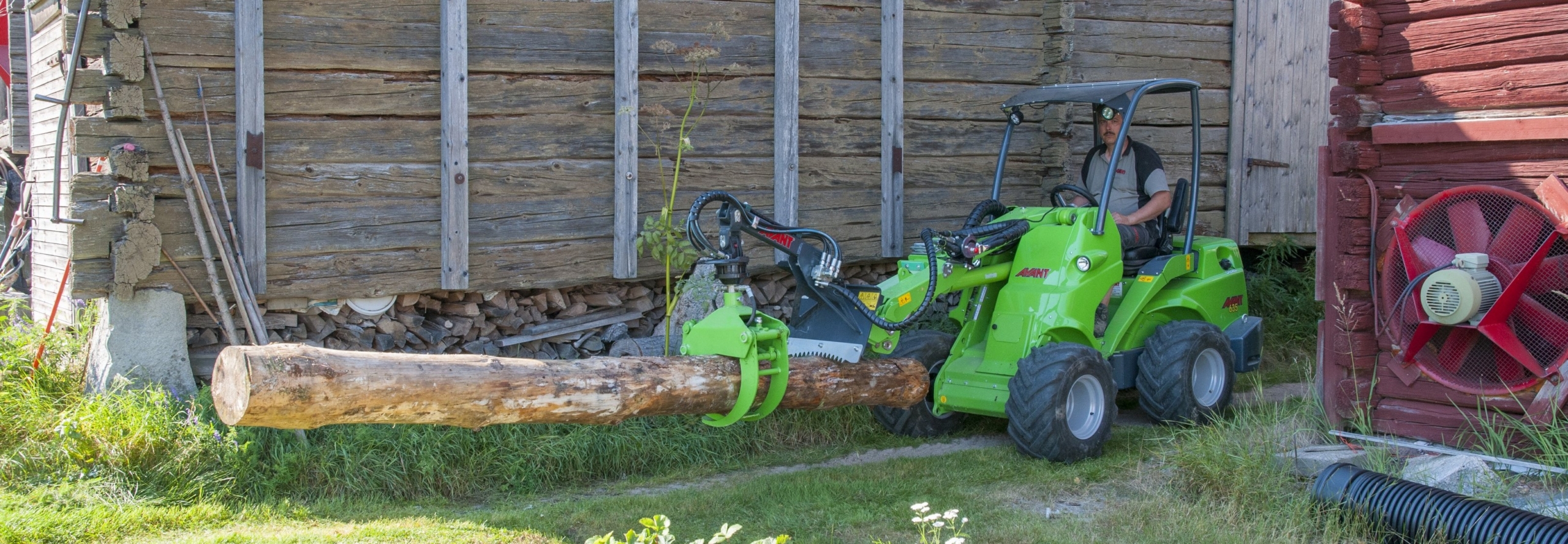 Holzgreifer mit Rotation Avant