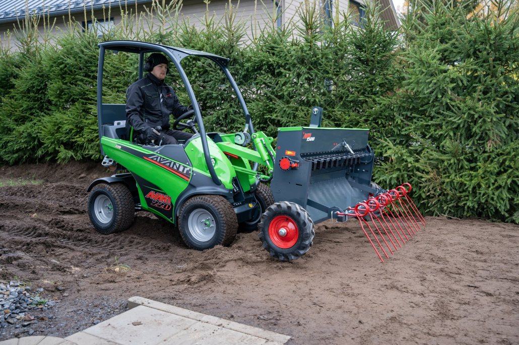 Sämaschine für Hoflader