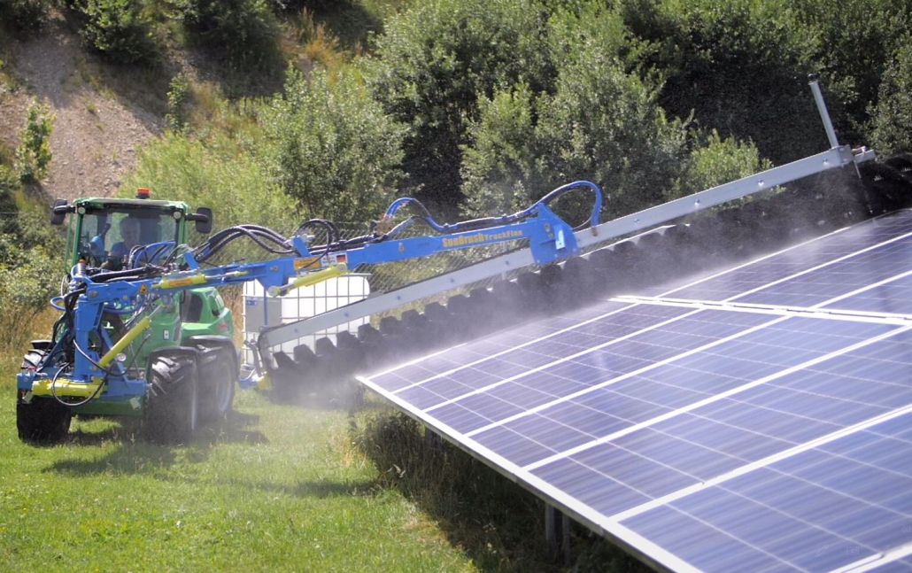 Photovoltaik reinigen Photovoltaik Reinigungsmaschine