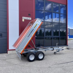 Foresteel FT-2500 OFFROAD hydraulischer Kipper, hinten offen, hinten gekippt