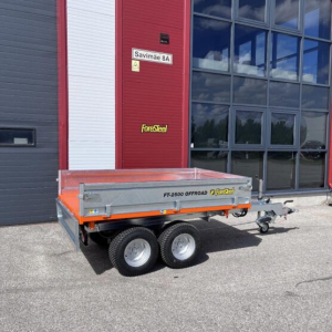 Foresteel FT-2500 OFFROAD kippbar, Anhänger, hinten offen