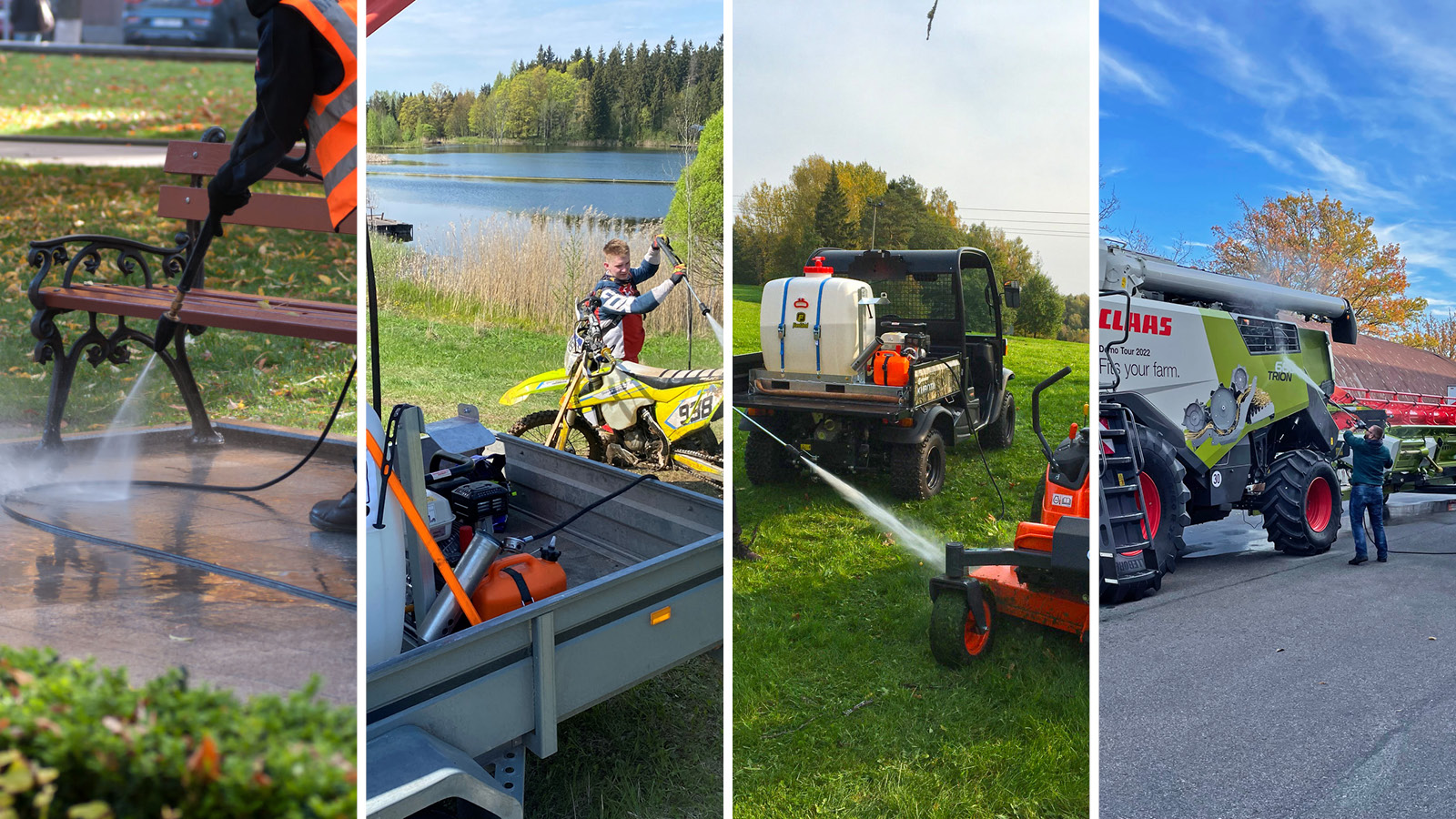 Foresteel PW-300 mobiler Hochdruckreiniger, Einsatzgebiete