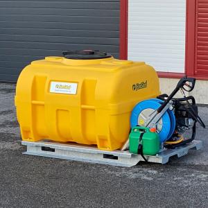 Foresteel PW-600 mobiler Hochdruckreiniger, Schlauchtrommel, Benzinmotor
