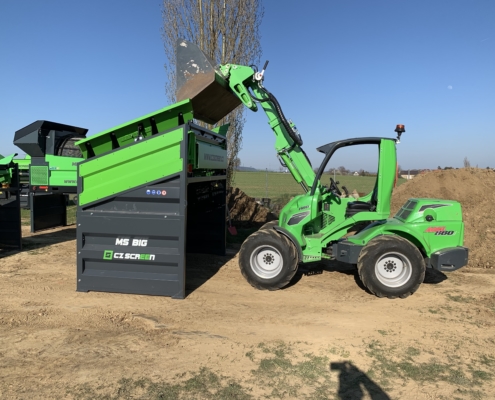 CZ Screen MS BIG Siebanlage, Rüttelsieb, Vibrationssiebmaschine mit Avant Multifunktionslader