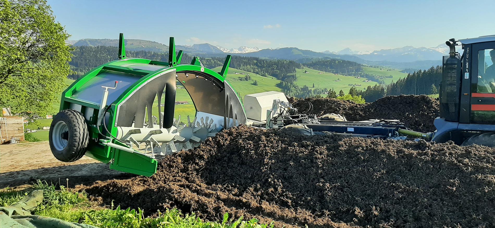 Gujer Kompostwender TG 303, kompostieren, biologisch abbaubar