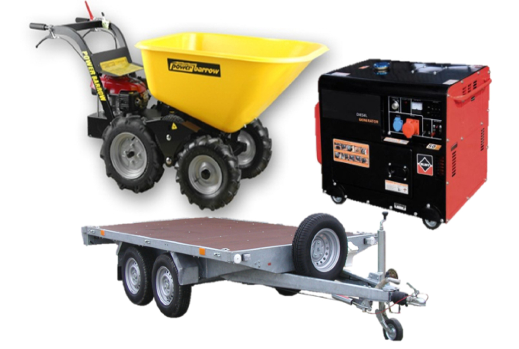 Power Barrow, Notstromaggregat, Anhänger - sonstige Mietmaschinen