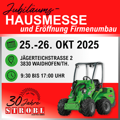 Strobl Austria Hausmesse 30 Jahre