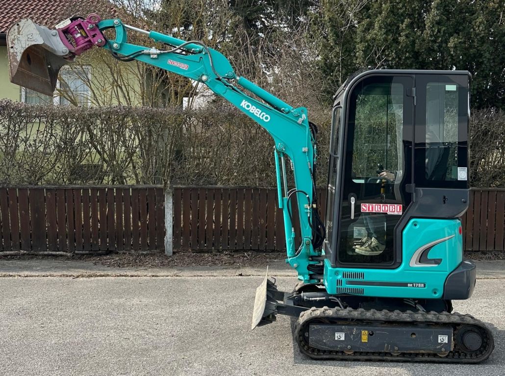 Minibagger mieten, Bagger